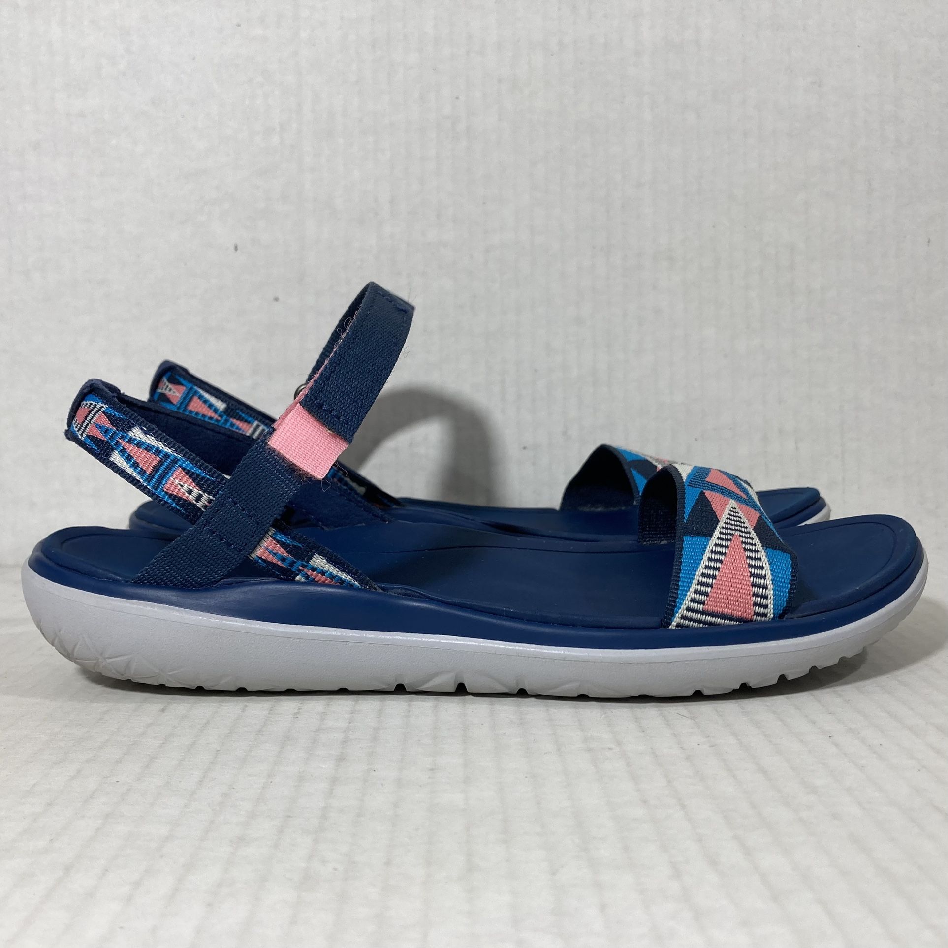 Teva Terra Float Nova Blue Pink Gray Strappy Comfort Water Sport