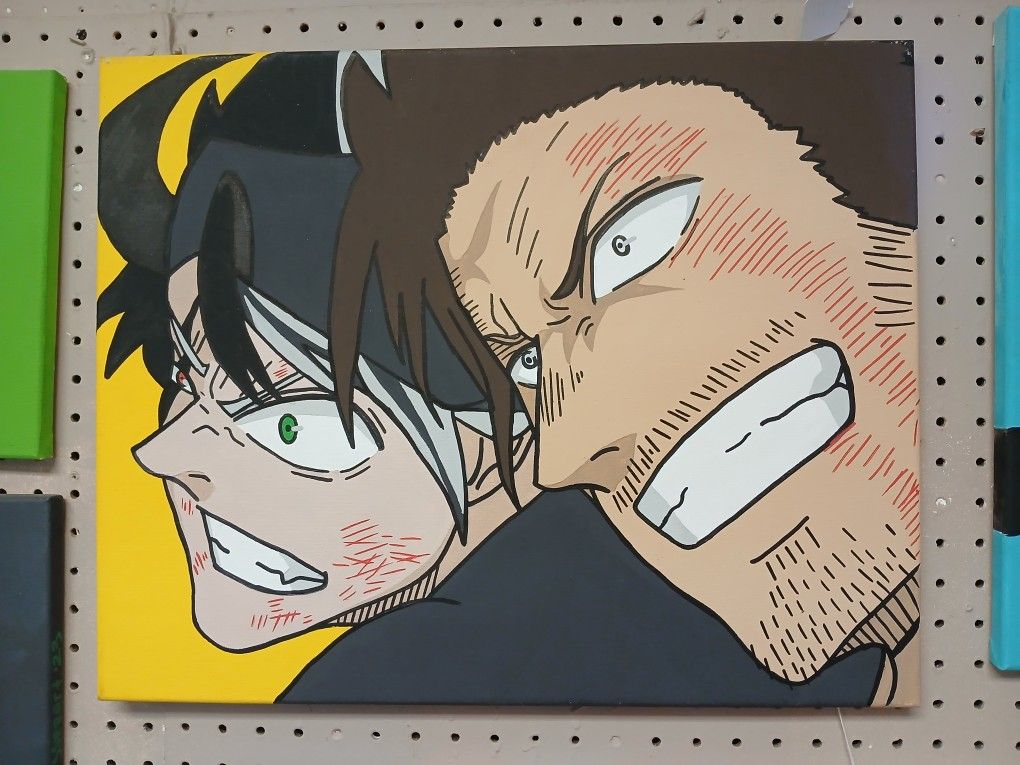 16x20 Black Clover Painting