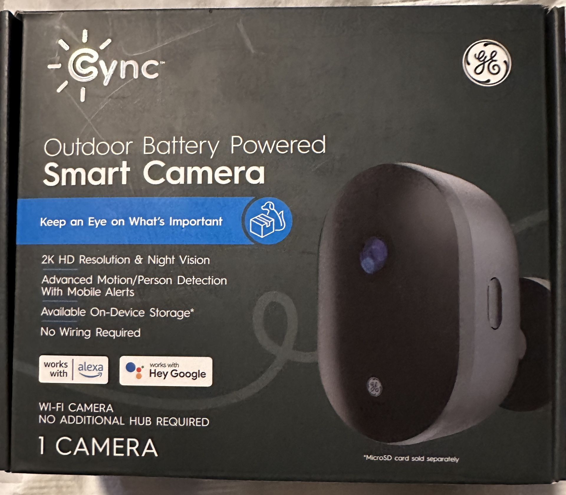 Cync Battery Powered Smart Camera