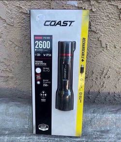 COAST PX19R Rechargeable LED Flashlight - 2600 Lumens,