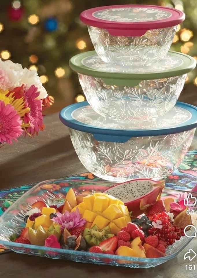Set Completo Bowl Y Charola Hermosos 