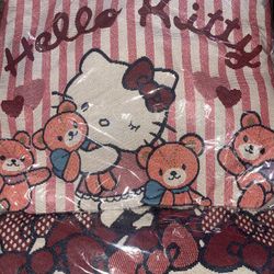 Embroidered Hello kitty X Large Tote Bags