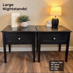 LARGE GORGEOUS NIGHTSTANDS