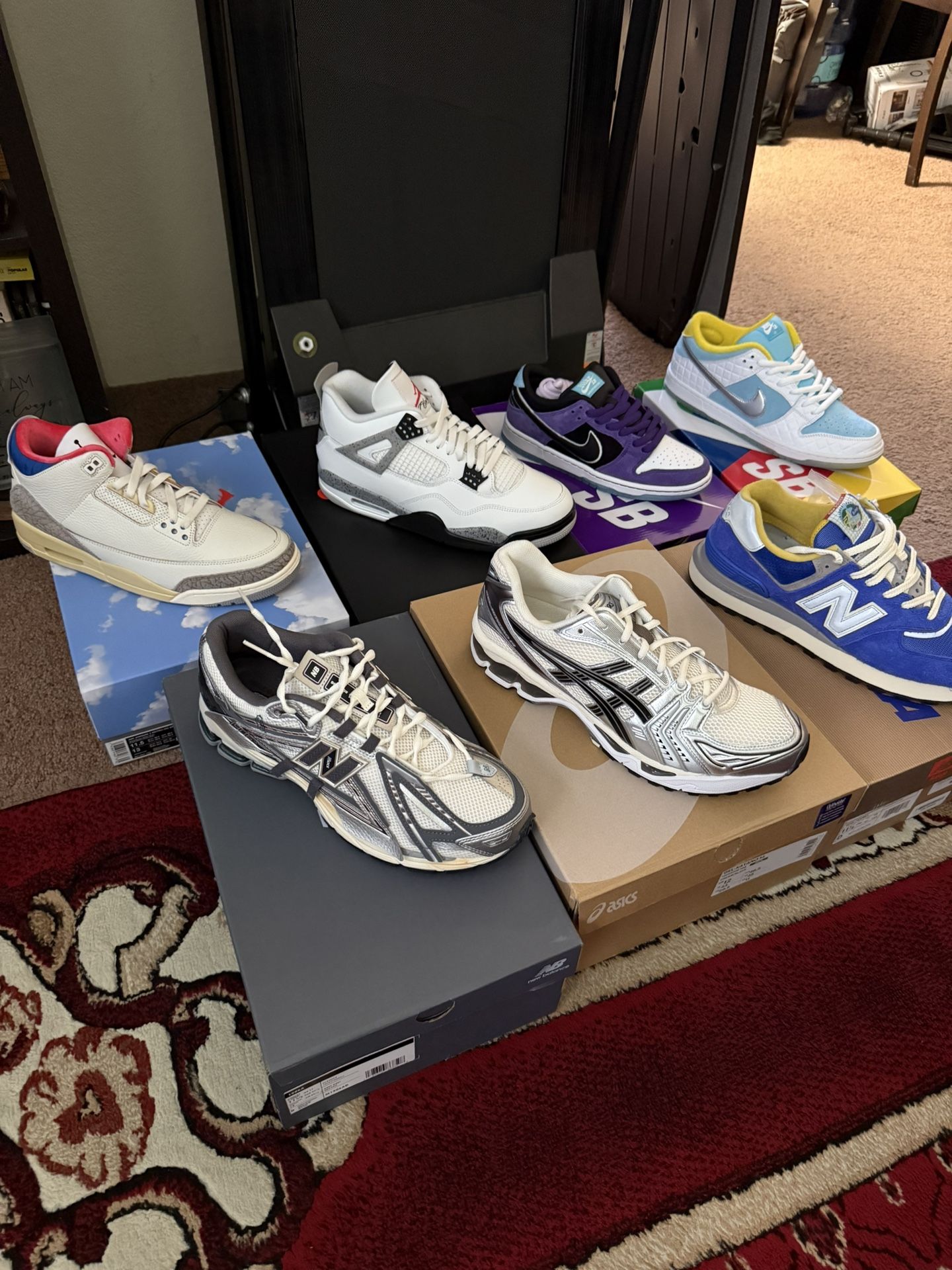 Jordan Nike SB Asics New Balance New  (read description)