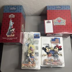 Disney Jim Shore Liberty And Justice Mickey Minnie