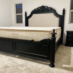 King Size Bed Dresser Mirror 2 Nightstands $1699