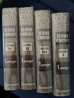 The Life of the Lord Jesus Christ by Lange – 4 Volumes