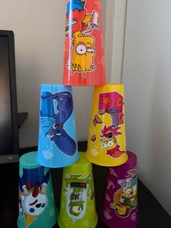 Jack in the Box Simpsons Treehouse of Horrors Cups Full Set