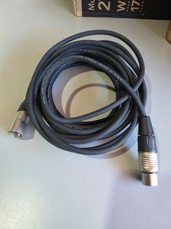 20 feet rhc low noise balanced microphone cable male to female #J0945