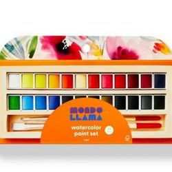 Mondo Llama 24ct Watercolor Paint Set
