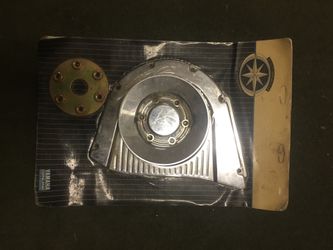 (PRICE DROP!)NOS Yamaha Road Star Warrior Smooth Pulley Cover Set OEM STR-5PX27-82-01