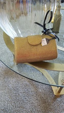 Gold evening purse NEW!