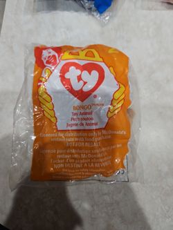 McDonald's TY Beanie Baby Bongo the monkey