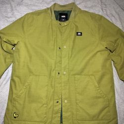 Vans Duck Hunt Edition Coaches Jacket - Olive Green - Men's L - RARE - Mint