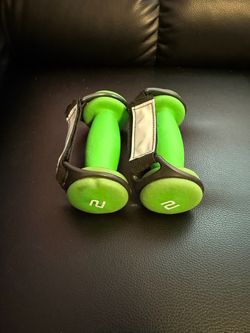 2 lb Hand Weights with Straps - Pair - Exercise/Physical Therapy