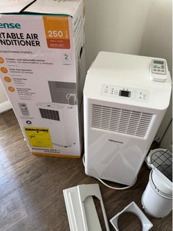 Hisense portable air conditioner. 6,000 BTU