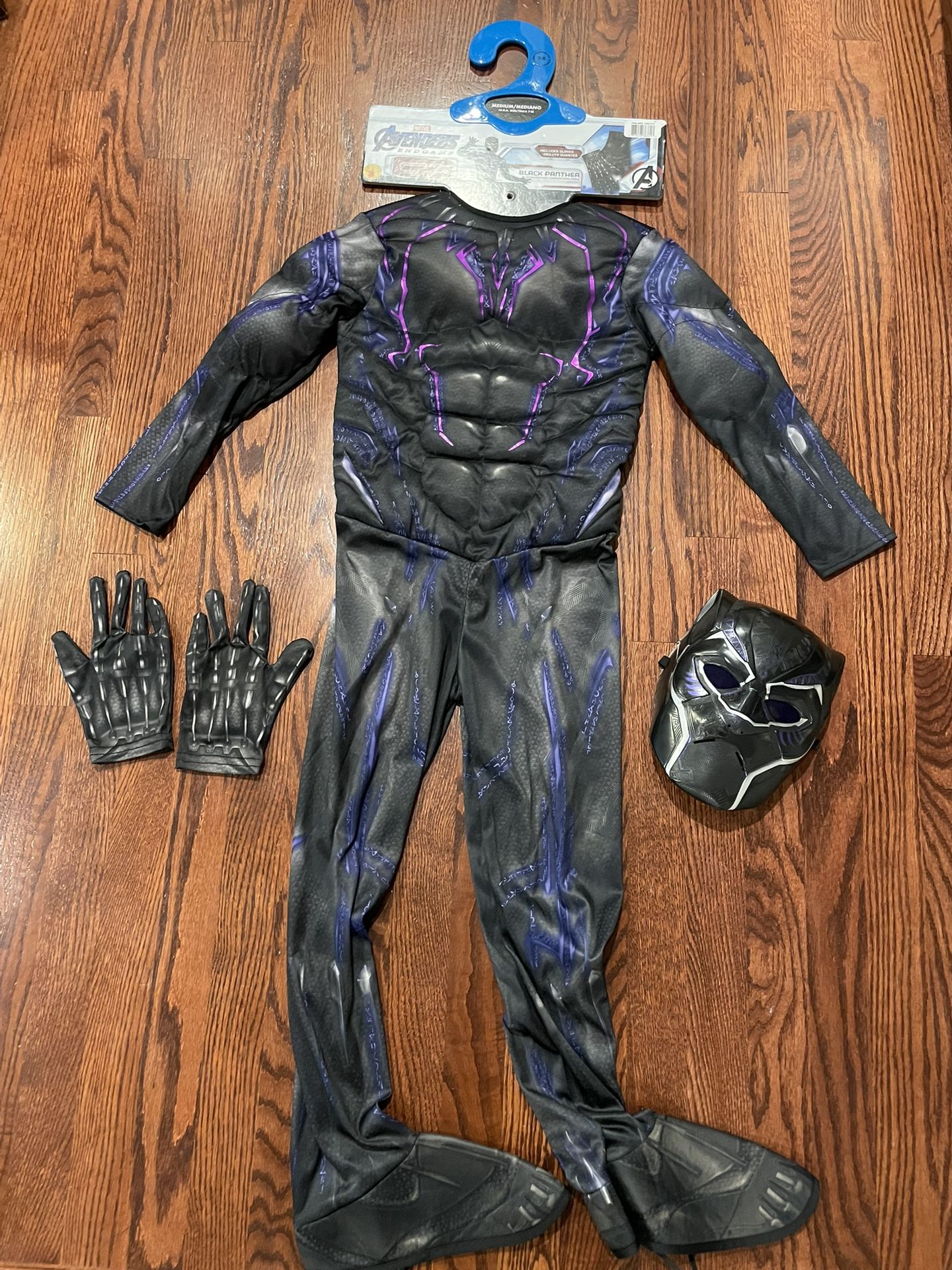 Marvel Rubies Avengers End Game Black Panther Costume Youth M 7/8