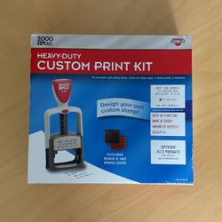 Brand New Custom Print Kit - Custom Stamp