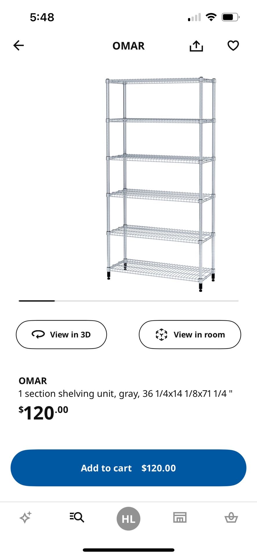 Ikea Shelving Unit