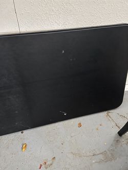 Black Rectangular Folding Table