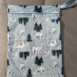 Medium Sized Cloth Diaper Wet Bag