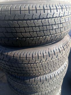 ST205/75R14 Goodyear Endurance Trailer Tires (4)