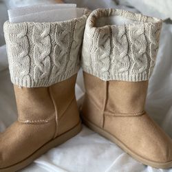 Girls Brown Boots 
