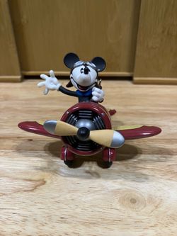 2000 Hallmark Disney Mickey Mouse "Sky Rider" Die-Cast & Tin Toy Airplane