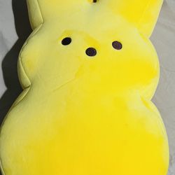 Peeps Yellow Bunny Plush New