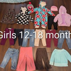 Girls 12-18 Month Cozy Lot