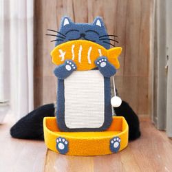 Cat House (3-in-1) Scratcher, Bed, & Toy