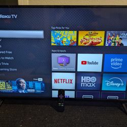 4k HDR TCL Roku TV 43"