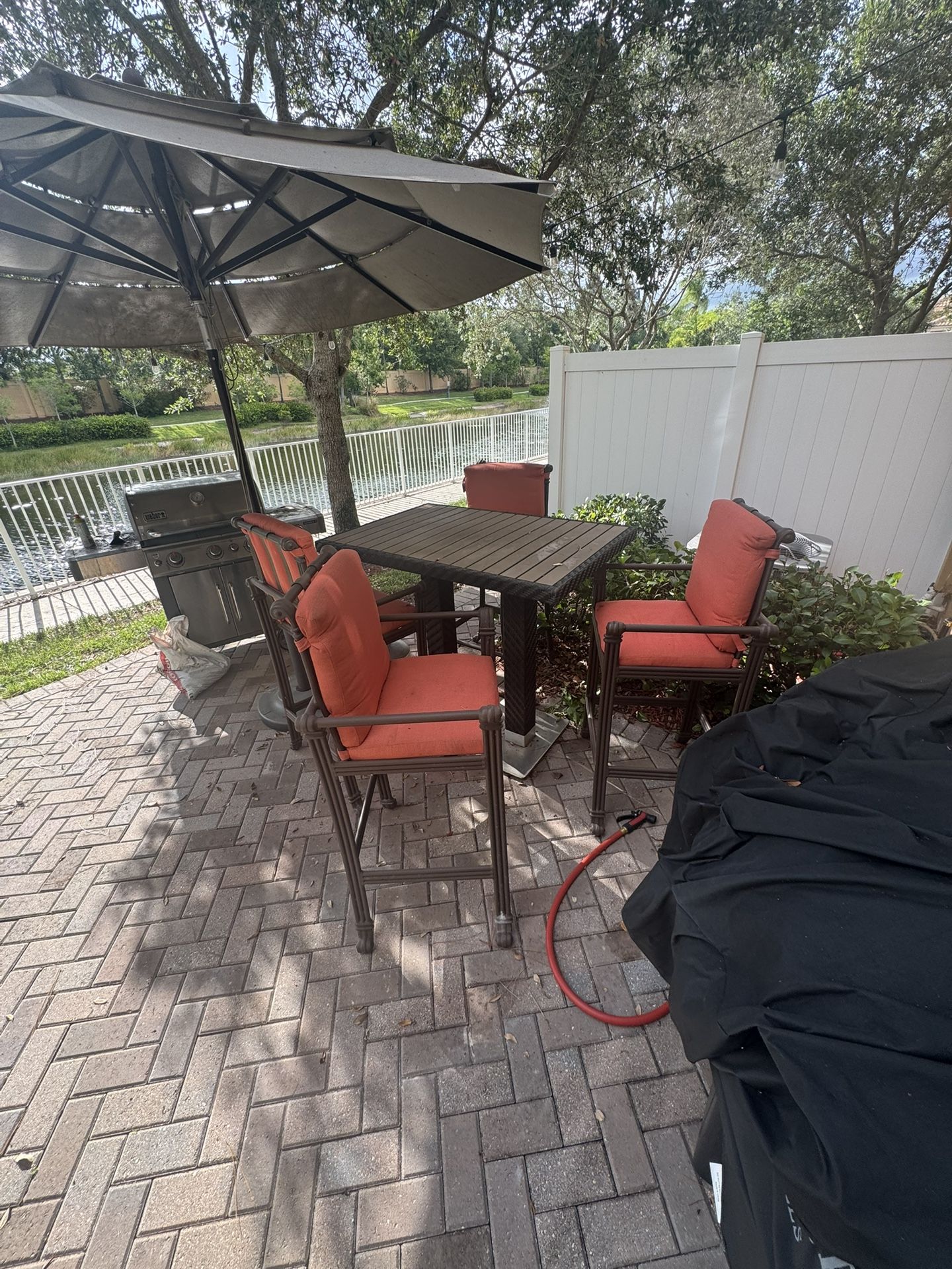 Outdoor Furniture & Traeger Grill