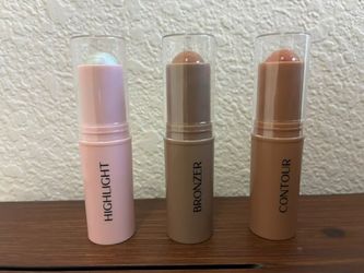 Highlight, Bronzer, and Contour Sticks