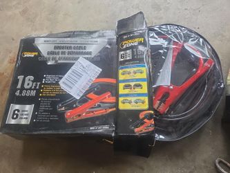 NEW Power Zone 16' Heavy-Duty Booster Cables