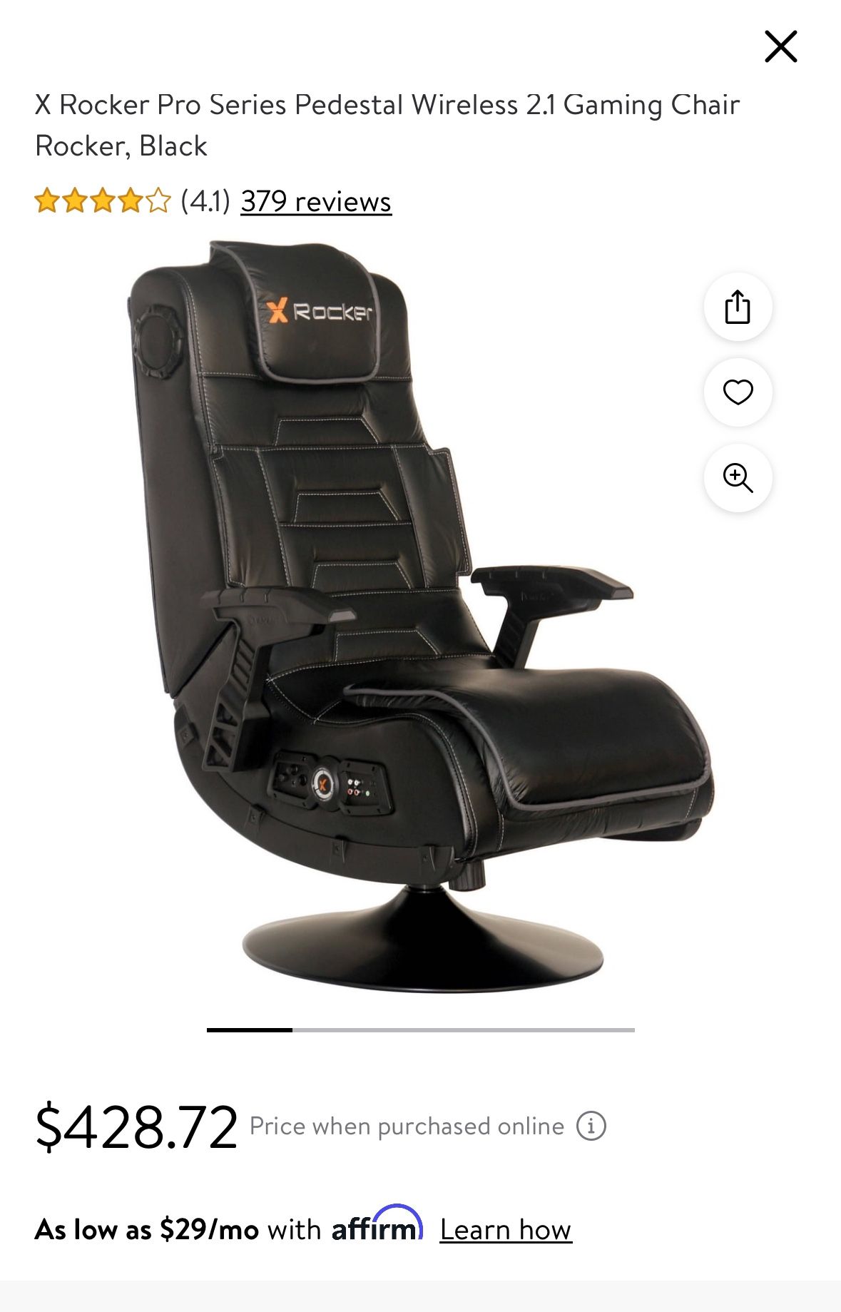 X Rocker Gaming Chair