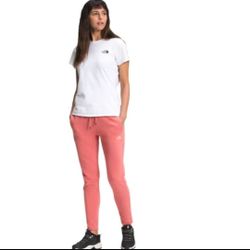 The NORTH FACE Half Dome Crop Joggers - Faded Rose 
