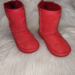 UGG Red Children Boots Size 10 