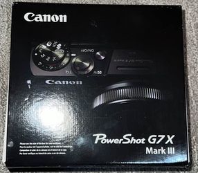 Canon PowerShot G7 X Mark III 3637C001 (US Plug)