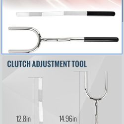 5035 Truck Clutch Adjustment Gauge Set, Professional Tool for Measuring Free Play & Release Bearing Travel, Adjusting Pull-Type Clutch