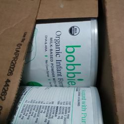 Organic baby formula