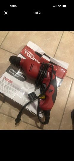 Hyper Tough 3/8-Inch Variable Speed Corded Drill