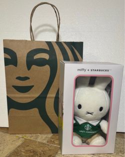New in box  Miffy Plush from Starbucks