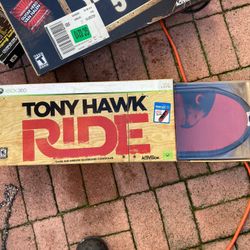 Tony Hawk Ride Game And Wireless Skateboard Controller