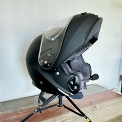 Shoei Neotec 2 Modular Motorcycle Helmet (Large)  w/ Sena SLR2 Bluetooth System