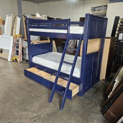 Twin Bunk Bed And Mattress 
