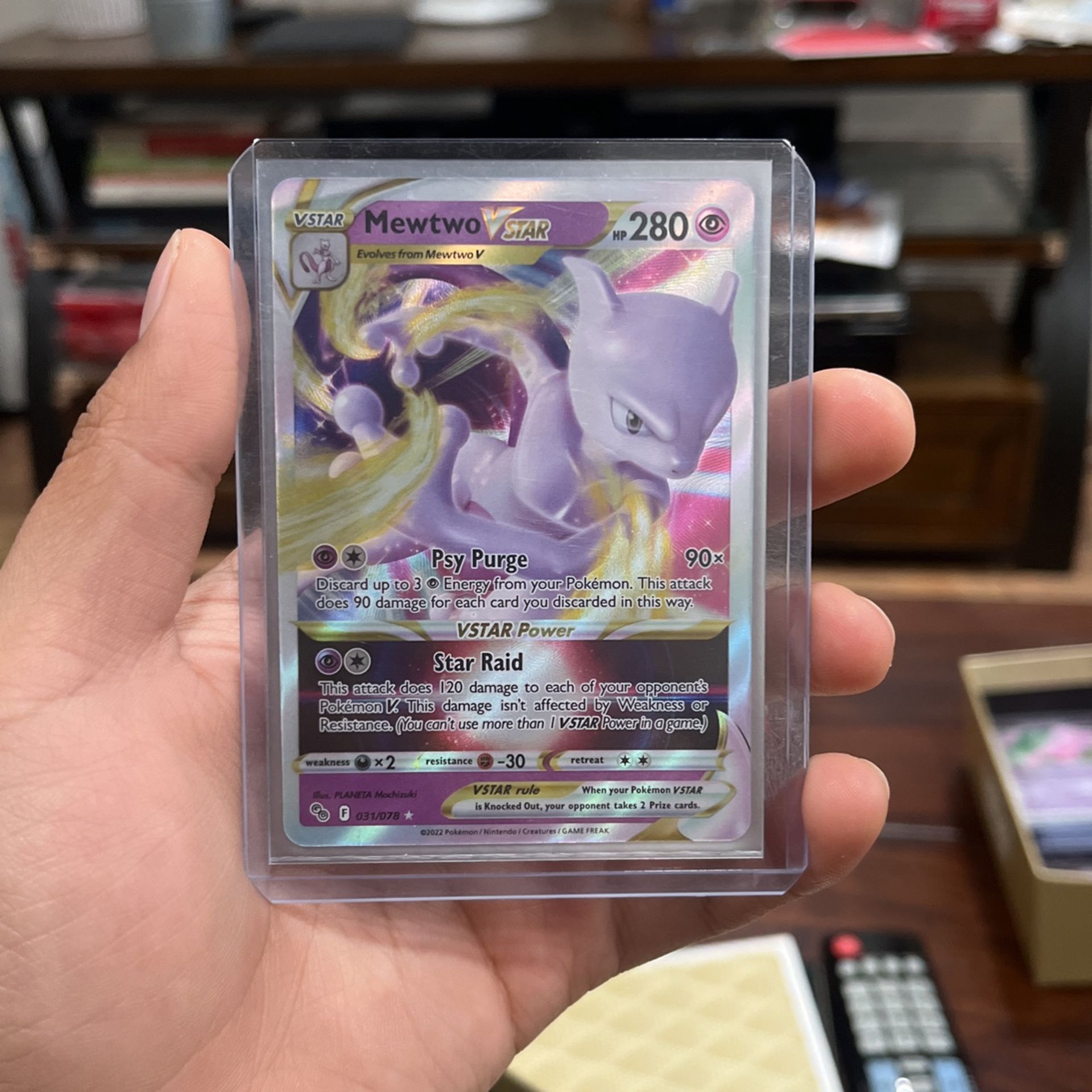 Mewtwo VSTAR - Pokémon Go Pokémon card 031/078