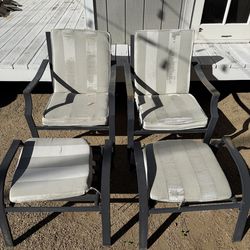 Set Of Patio Chairs aluminum