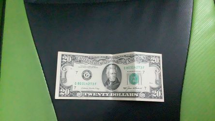 Old 1985 20 dollar bill (real)