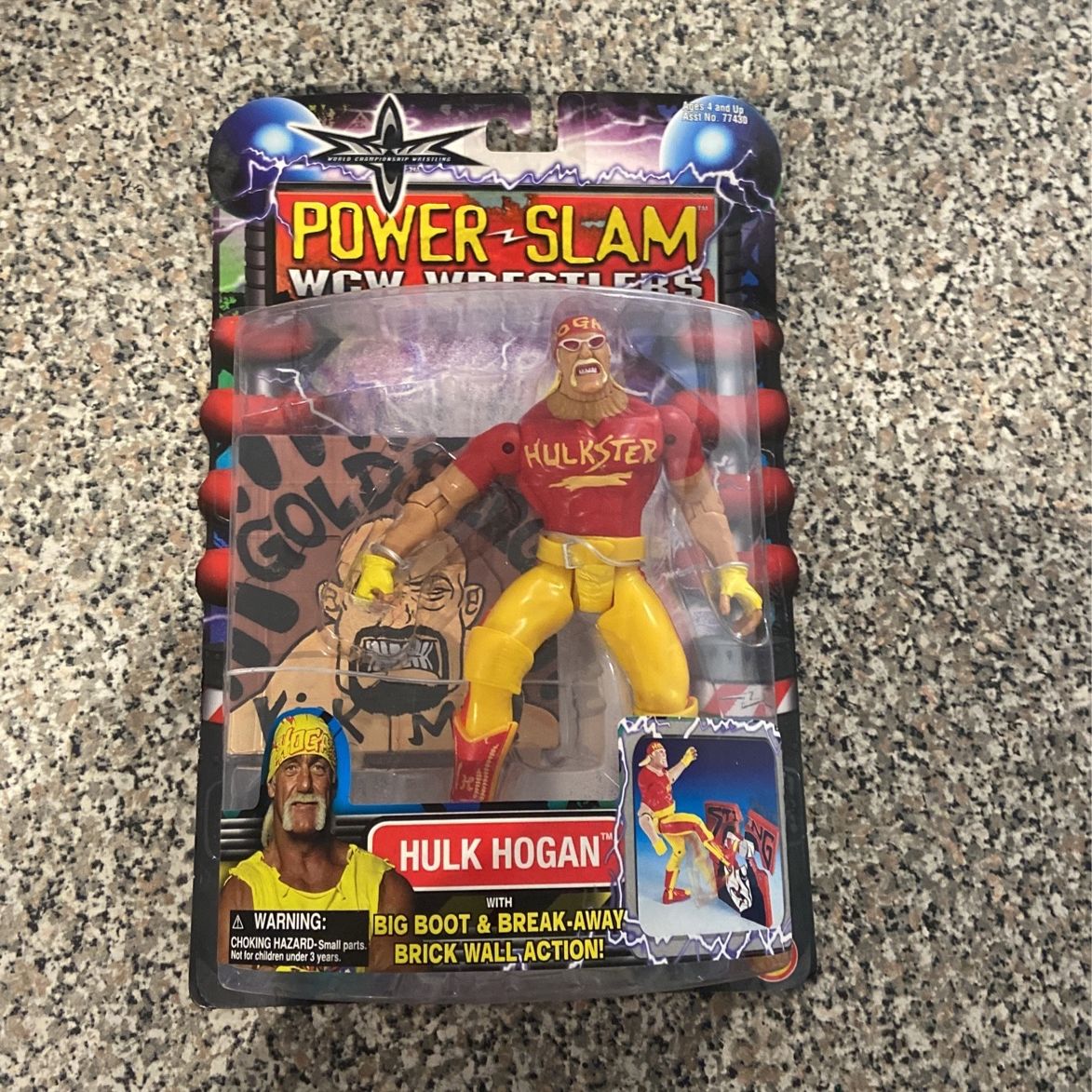 Power slam Hulk Hogan WCW wrestlers rare
